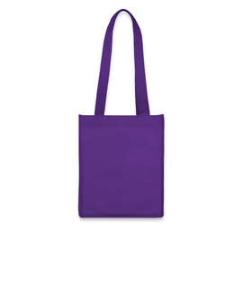 Mini Elm Non-Woven Grocery Tote Bag - Color: Purple