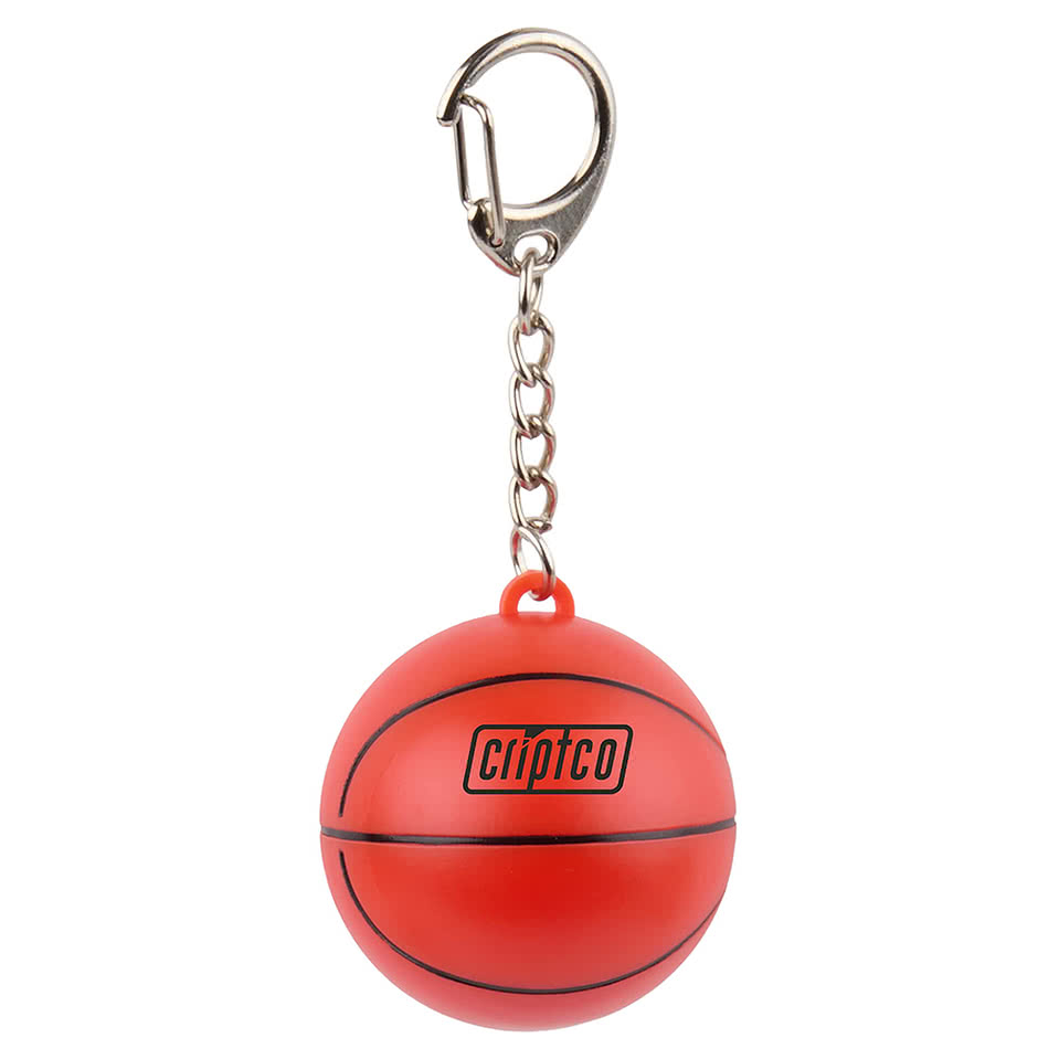 Basketball SPF 15 Lip Balm Keychain