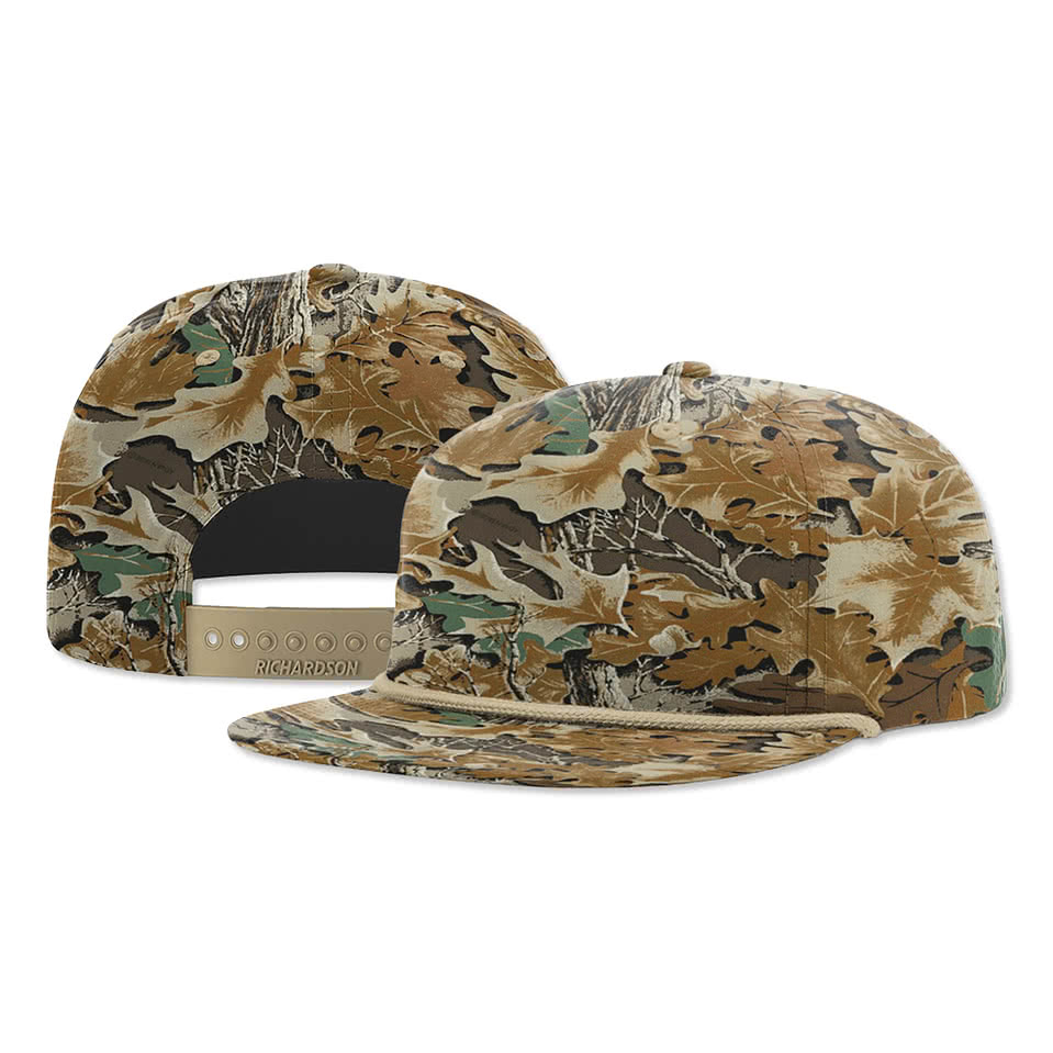 Richardson Umpqua Camo Snapback Baseball Hat - Embroidered