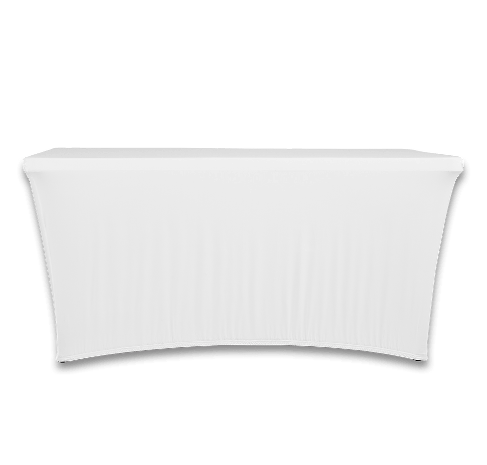 Full Color 6' Ultrafit Curve Open-Back Stretch Tablecloth-default