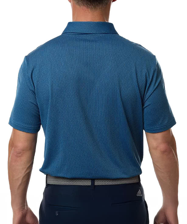 Adidas Textured Recycled Performance Polo