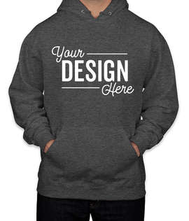 Canada - Jerzees Nublend 50/50 Pullover Hoodie - Color: Black Heather