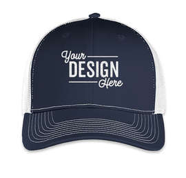 Outdoor Cap Ultimate Trucker Hat - Color: Navy/White