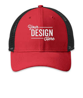 New Era Recycled Snapback Trucker Hat - Color: Scarlet