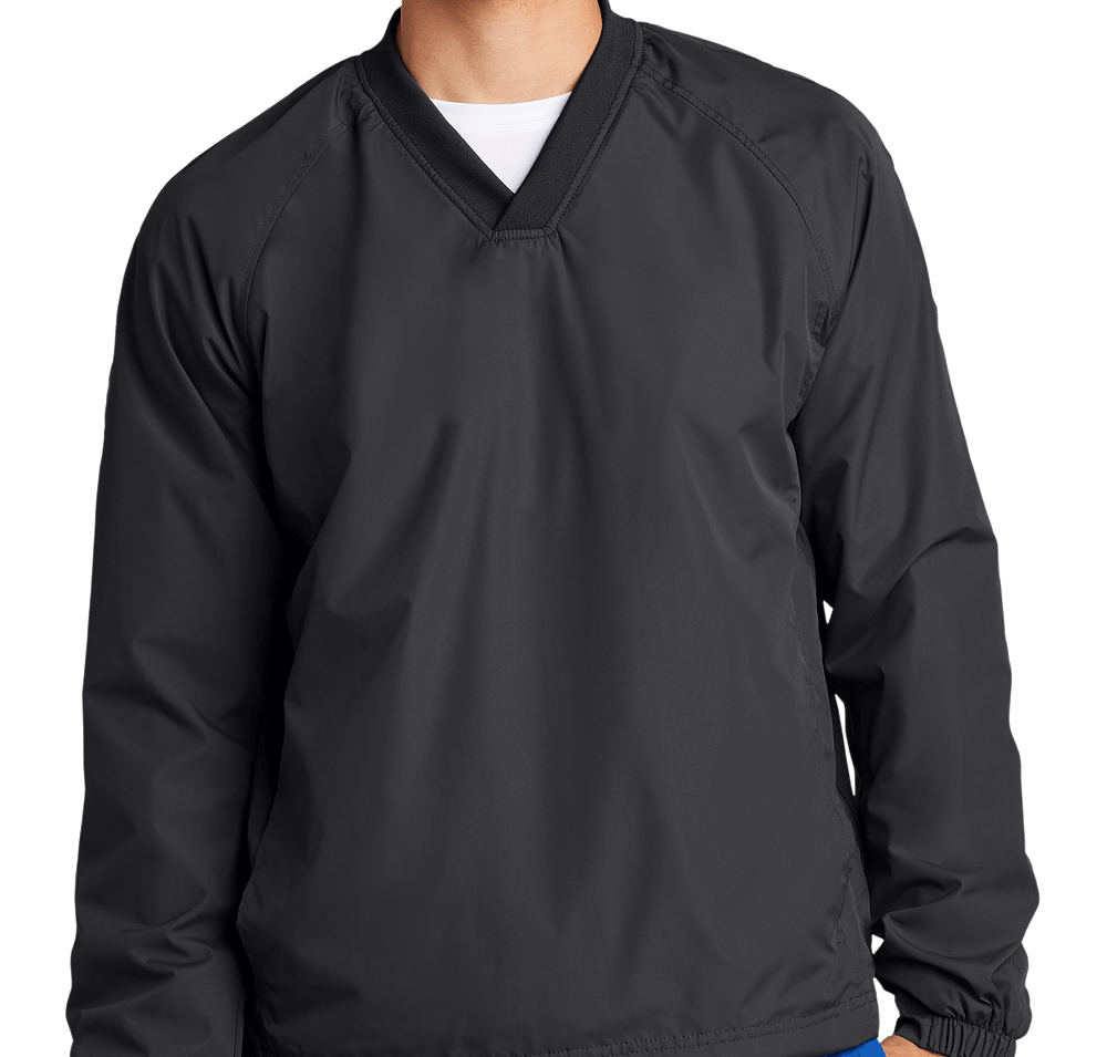 Sport-Tek V-Neck Raglan Wind Shirt-default