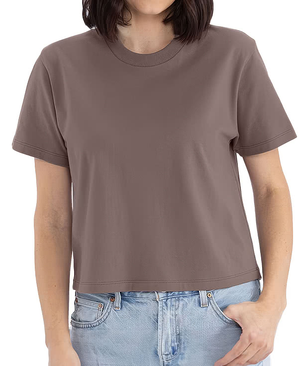 Next Level Women's 100% Cotton Heavyweight Boxy T-shirt