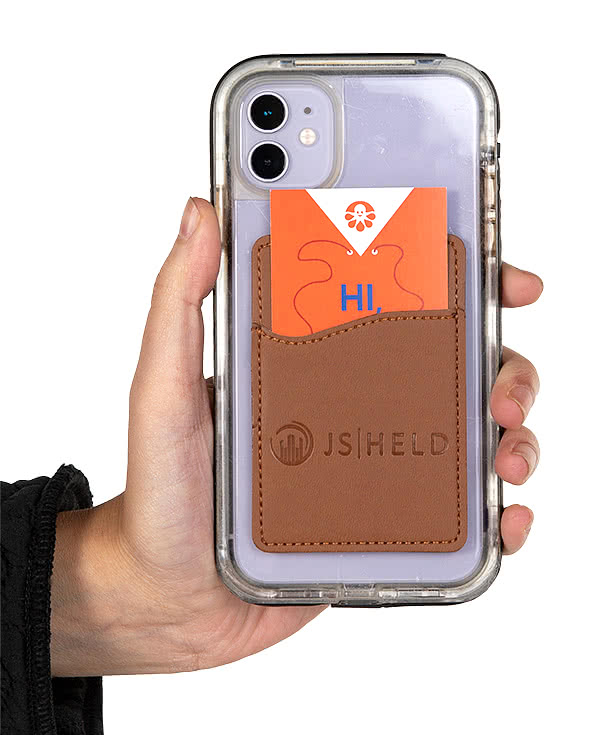 Debossed Tuscany RFID Phone Wallet
