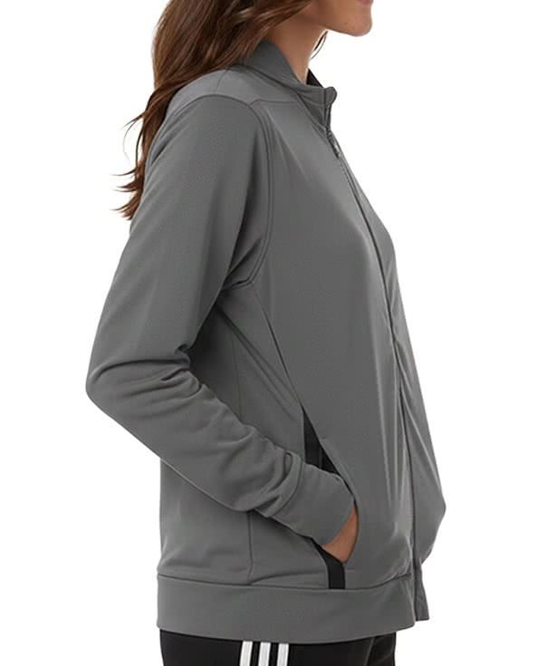 Adidas Women's Game & Go Recycled Fleece Performance Full-Zip Hoodie
