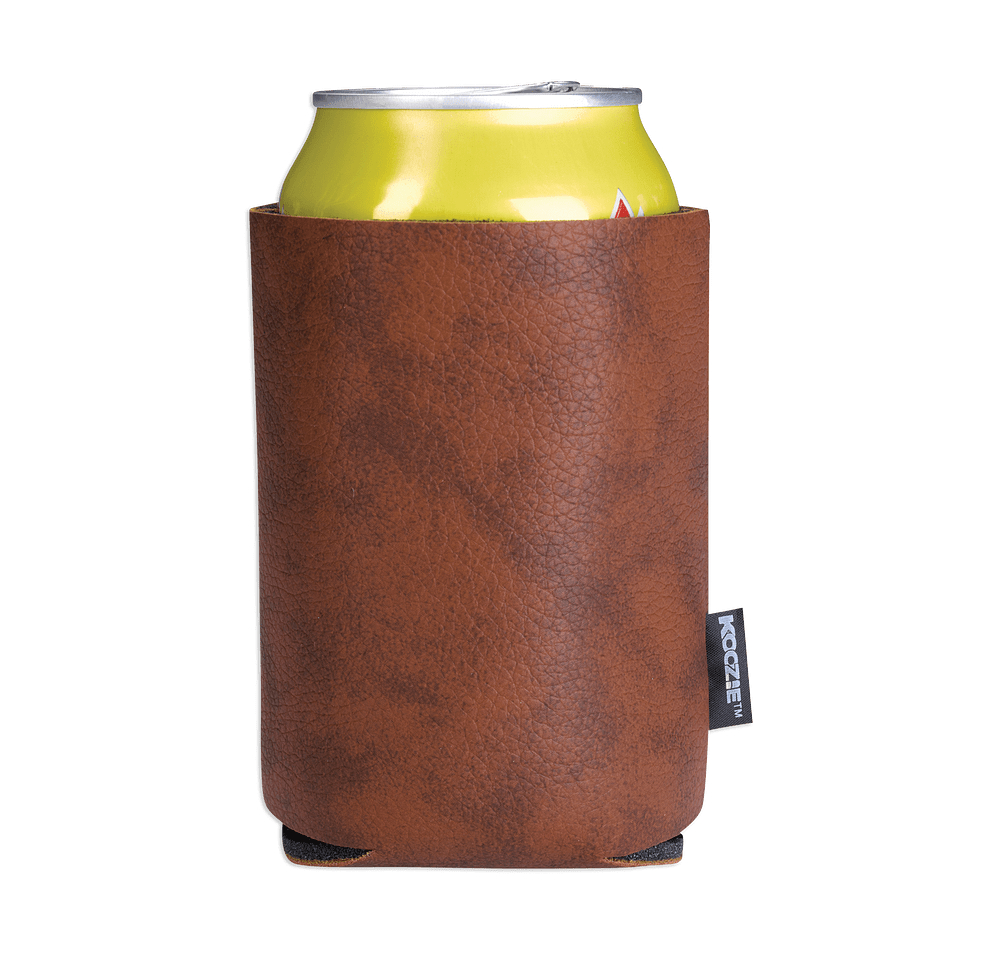 Full Color Koozie® Faux Leather Collapsible Can Cooler-default