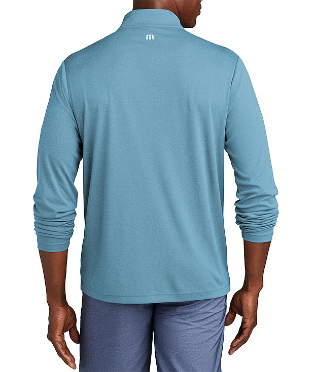 TravisMathew Coto Performance Quarter Zip Shirt - Printed