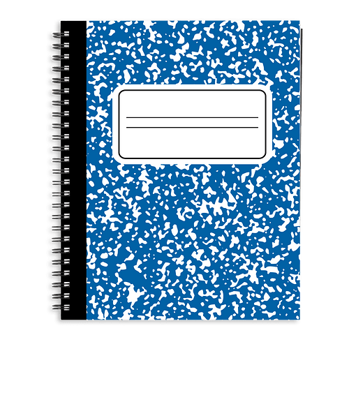 Composition JournalBooks ® Spiral Planner in Blue