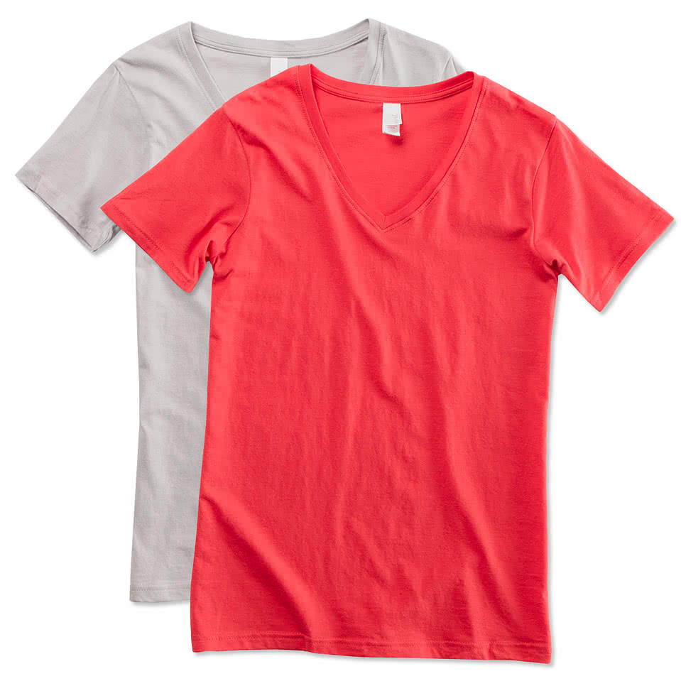 Anvil Women's Lightweight V-Neck T-shirt