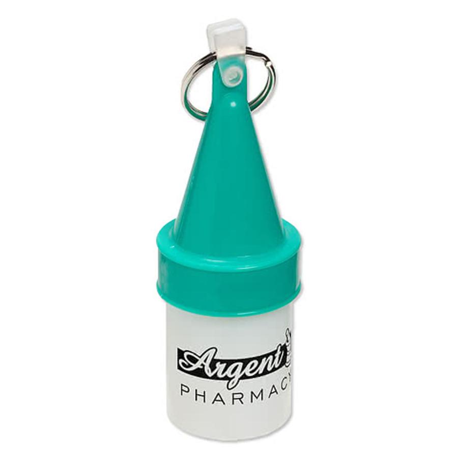 Floating Buoy Waterproof Container Keychain in Blue