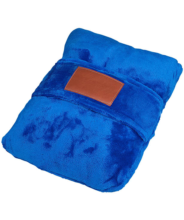 Debossed Duo Travel Pillow & Blanket