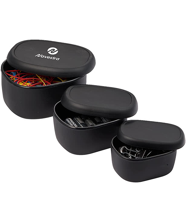 Zili 3-Piece Silicone Storage Container Set