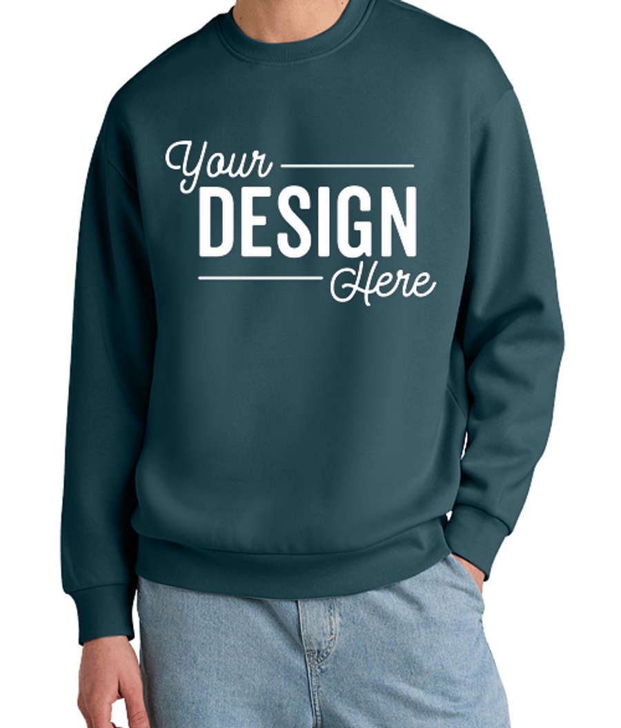 District V.I.T. Heavyweight Crewneck Sweatshirt in Deep Cyan