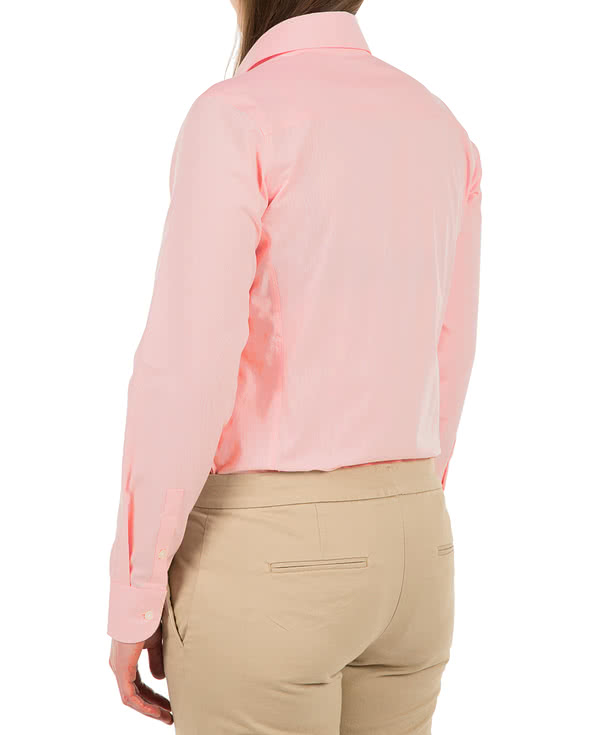 Devon & Jones Women's Solid Dress Shirt - Embroidered