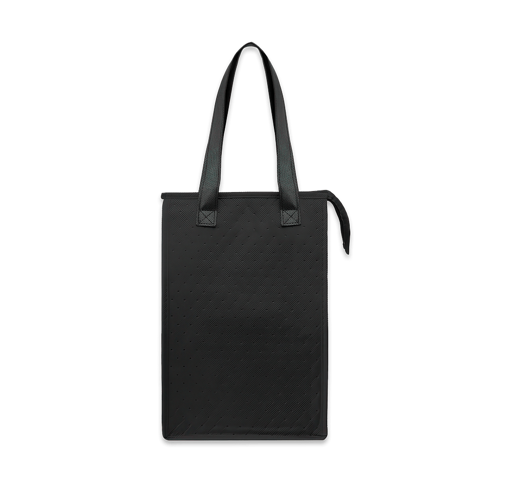 Dimples Recycled Non-Woven Cooler Tote Bag-default