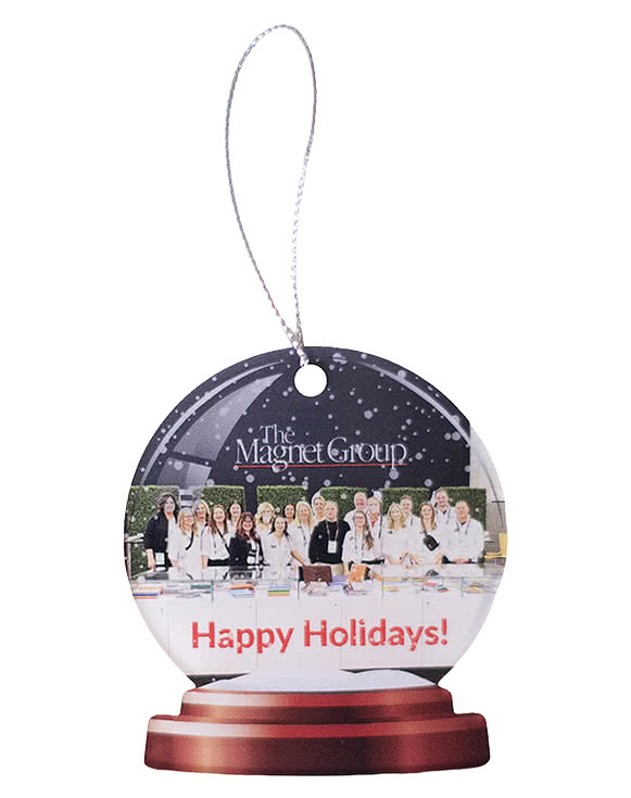 Snow Globe Acrylic Ornament
