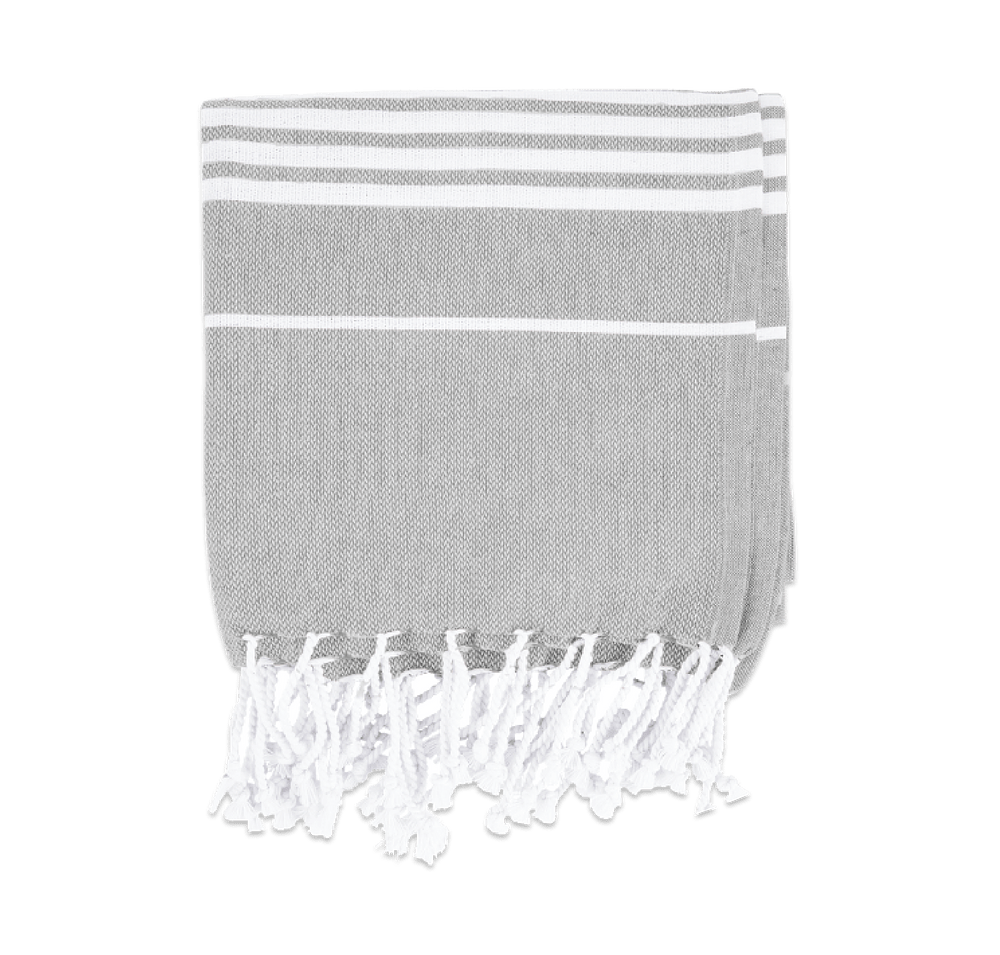 Recycled Beach Blanket with Tassel Fringe-default