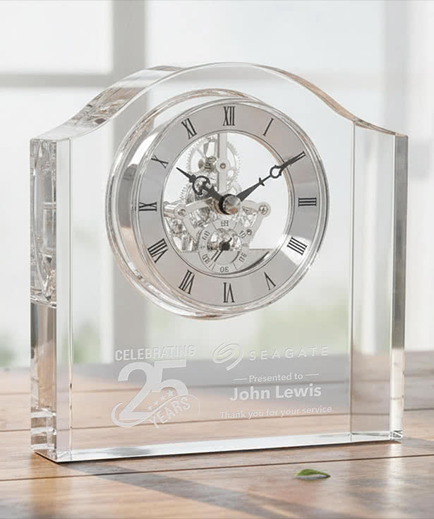 Laser Etched Burchfield Clock
