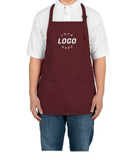 Port Authority Stain Release Medium Length Apron - Screen Printed