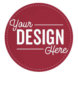 Circle Cardboard Coaster - Color: Maroon