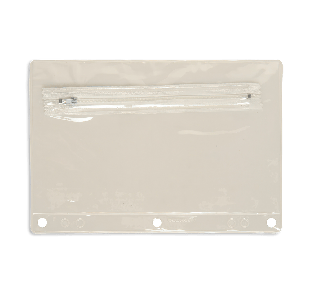 Translucent Zippered Pencil Case-default