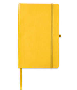 Debossed Core365 Soft Cover Bound Notebook - Color: Campus Gold