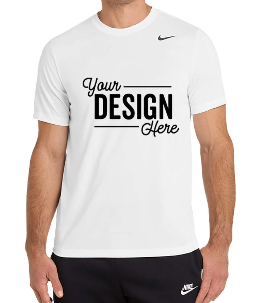 Nike Team rLegend Recycled Performance Shirt in White