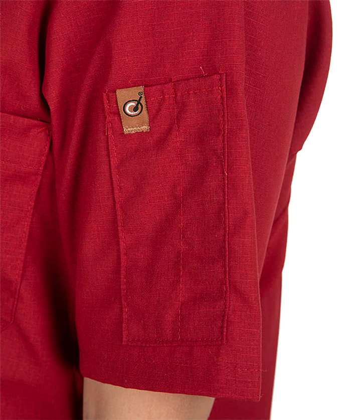 Red Kap Women's MIMIX Short Sleeve Chef Coat