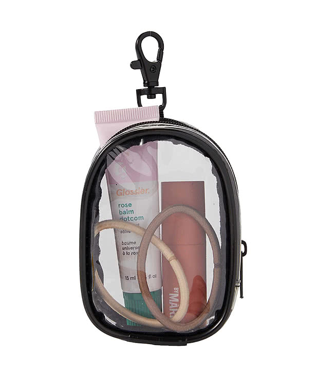 Round Clear Bag Charm