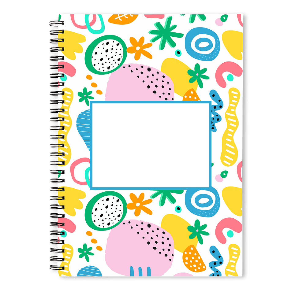 Tropical Abstract JournalBooks ® Spiral Notebook-default