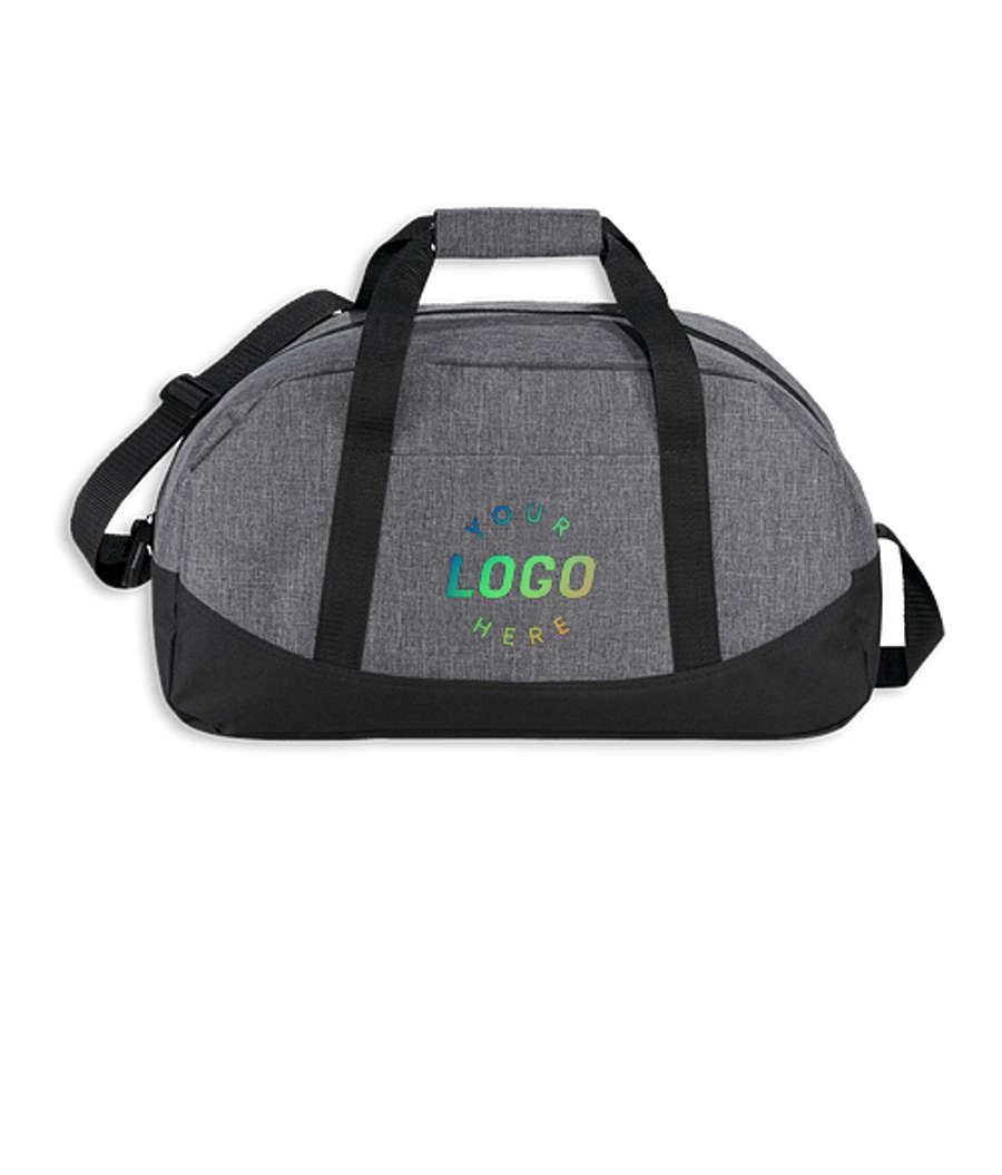 Graphite Heathered Duffel Bag in Charcoal