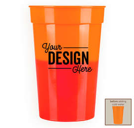 17 oz. Mood Stadium Cup - Color: Orange / Red
