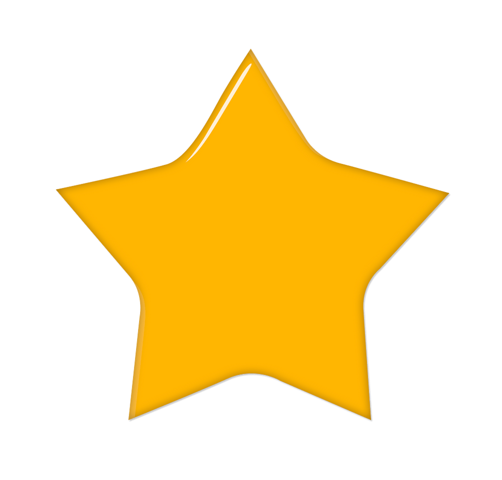 Full Color Star Laminated Plastic Lapel Pin-default