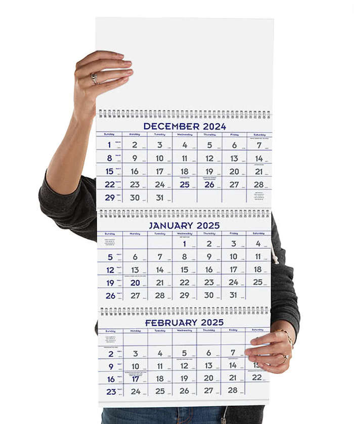 Full Color 14-Month Commercial Planner Wall Calendar