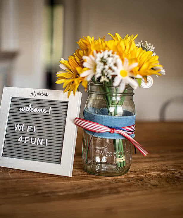 Cipher Wood Frame with Plastic Letter Board