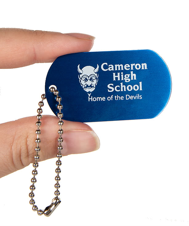 Dog Tag with 4-1/2 in. Ball Chain