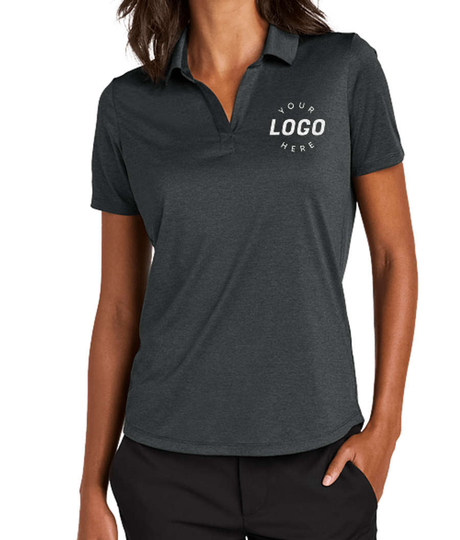 Mercer+Mettle Women's Recharge Recycled Performance Polo in Anchor Grey Heather