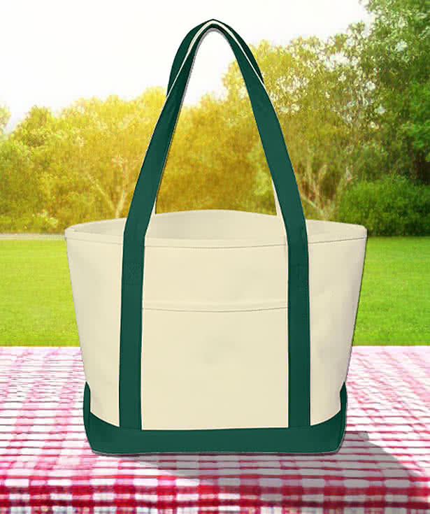 Starboard Large Cotton Canvas Tote Bag