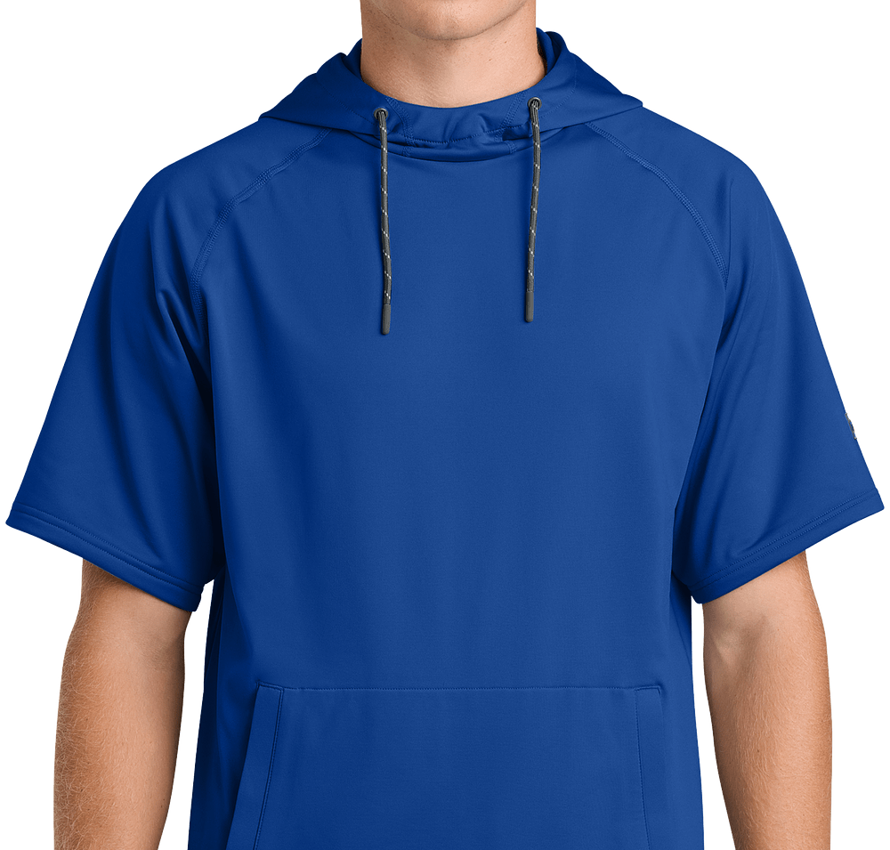 Richardson Charge Performance Fleece Short Sleeve Pullover Hoodie-default