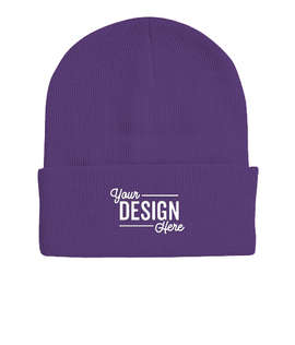 Sportsman Solid Cuff Beanie - Color: Purple