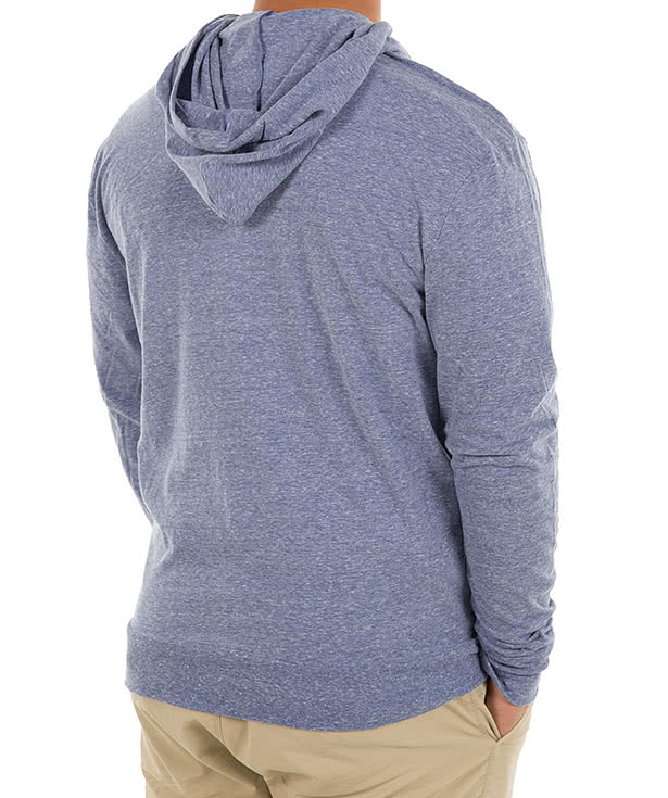 Canada - Threadfast Tri-Blend Full Zip T-shirt Hoodie