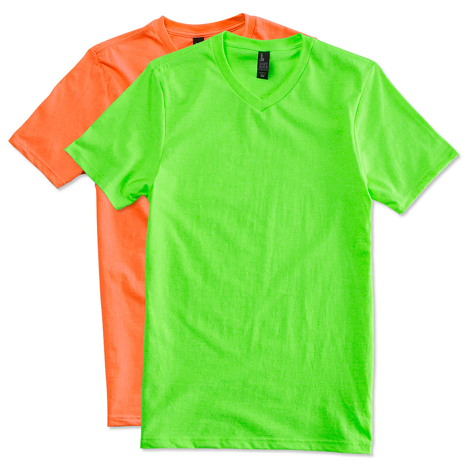District Neon V-Neck T-shirt
