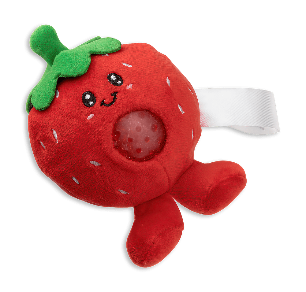 Stress Busters Strawberry Plush Gel Stress Reliever-default
