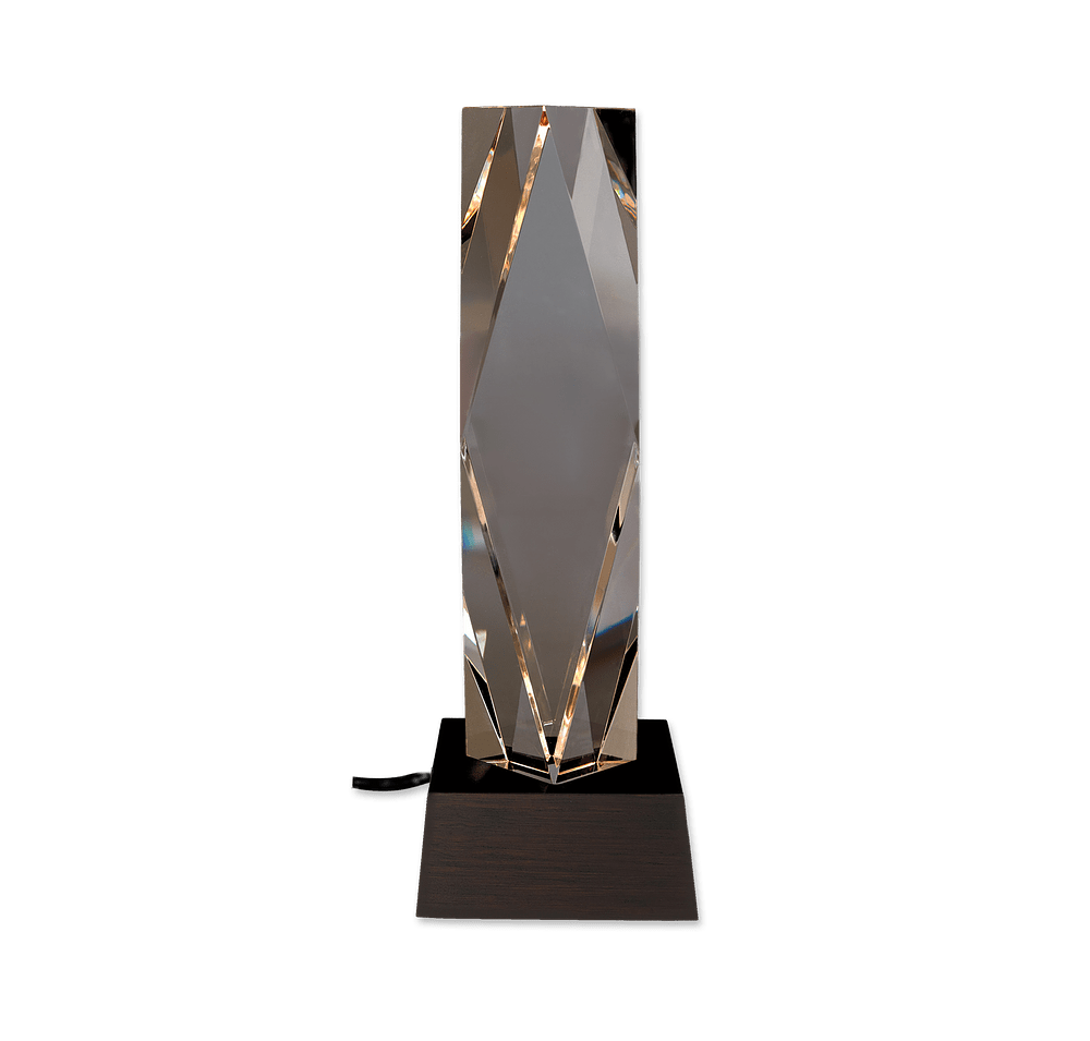 Laser Engraved Dramatis Award with Light Up Base-default