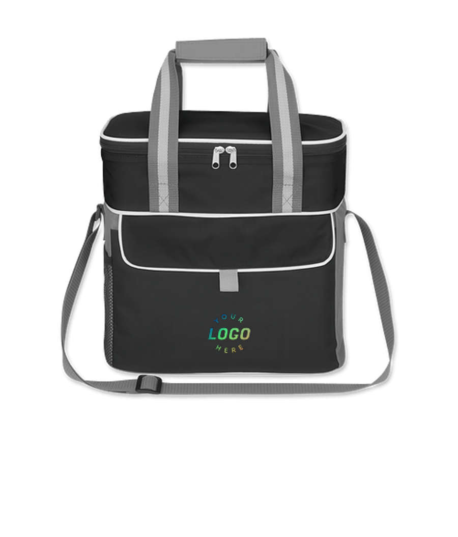 Pack-N-Go 18 Can Cooler in Black with Black