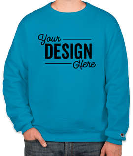 Champion Powerblend Crewneck Sweatshirt - Color: Tempo Teal