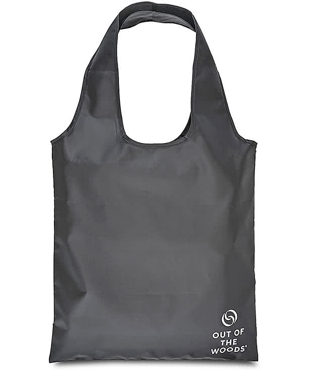 Out of The Woods Packable Shopper Tote Bag with Mini Bag Charm Pouch